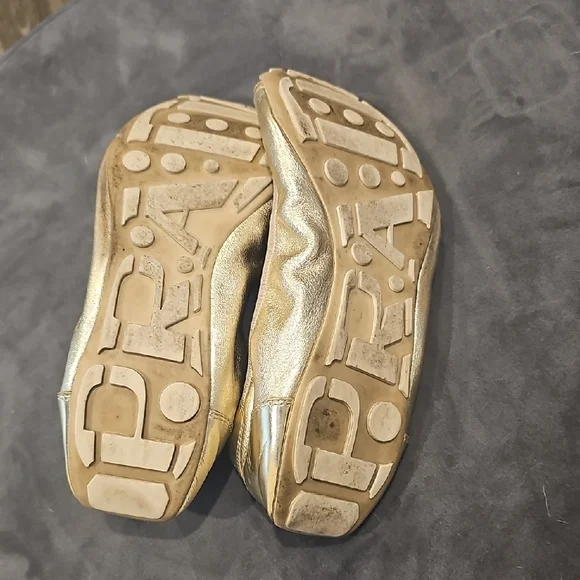 Prada Metallic Gold Flats - Picture 8 of 10
